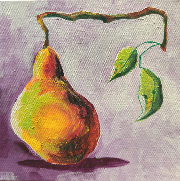 576x581 Andrea Emery - Pear Sketch