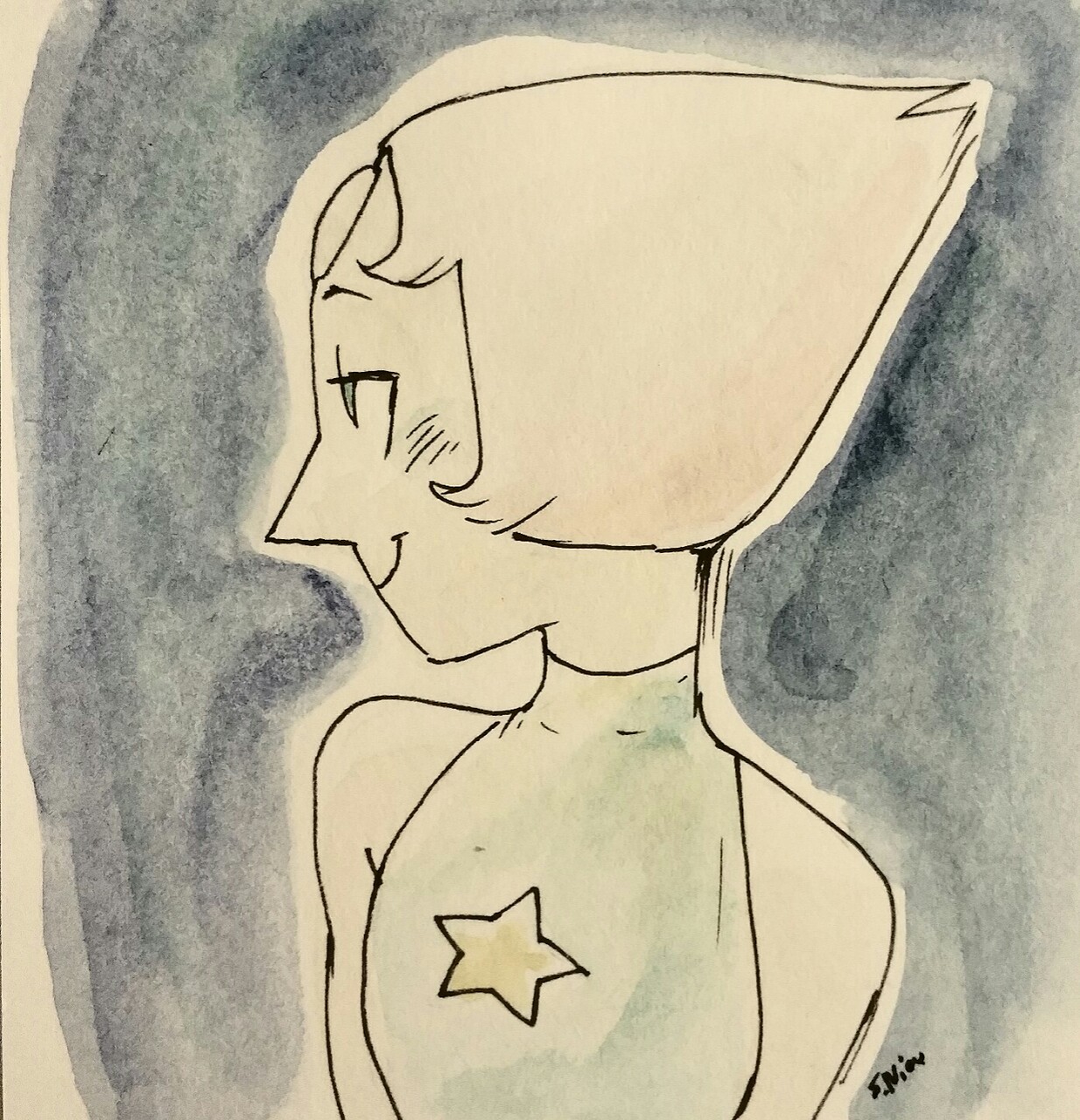 1234x1280 Image - Pearl Sketch