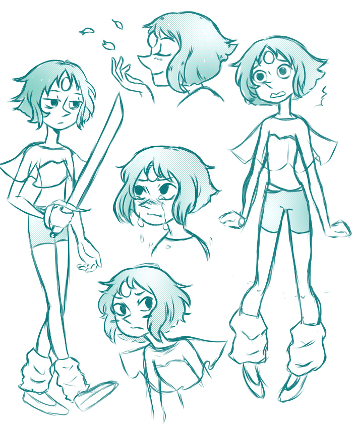 708x845 Young Pearl Sketches By Suley Sketch - Pearl Sketch