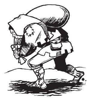 300x331 Peasant (Warcraft I) - Peasant Sketch