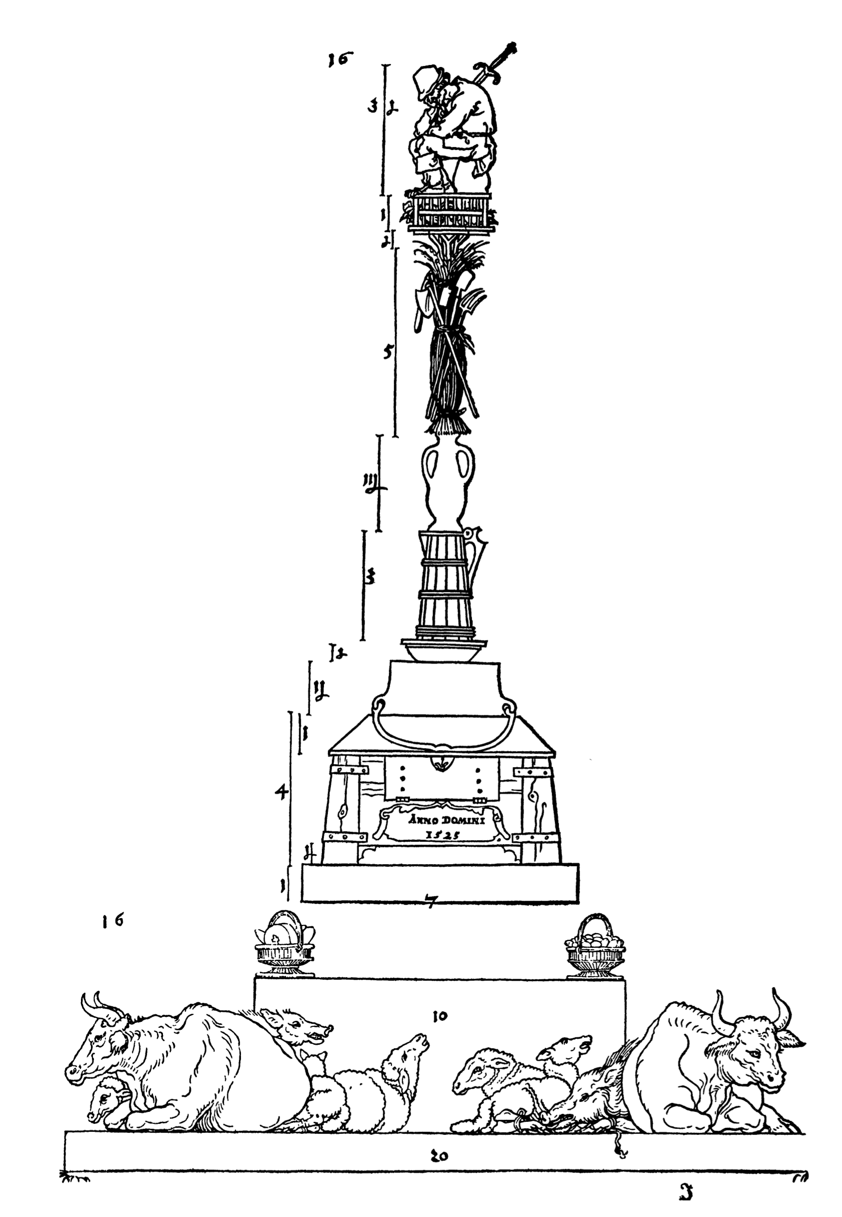 1684x2432 The City As A Project The Measure Of Turmoil Monument - Peasant Sketch