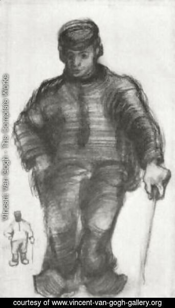 342x600 Vincent Van Gogh - Peasant Sketch