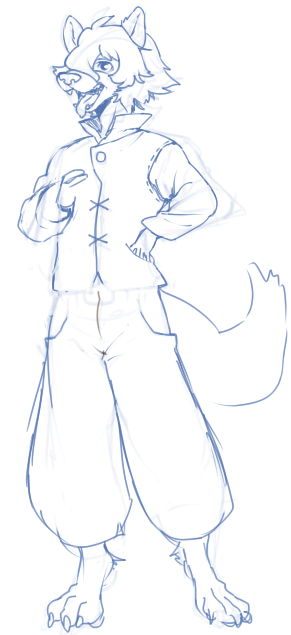 291x635 Daz Peasant Sketch Weasyl - Peasant Sketch