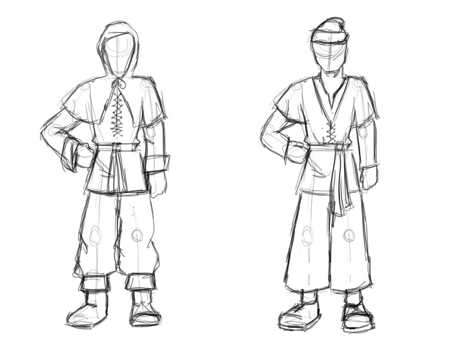 900x675 Peasant Sketch 1 By Victoryap - Peasant Sketch