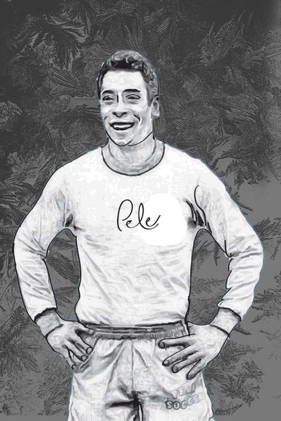 555x832 Pele Sketch Photographic Paper - Pele Sketch