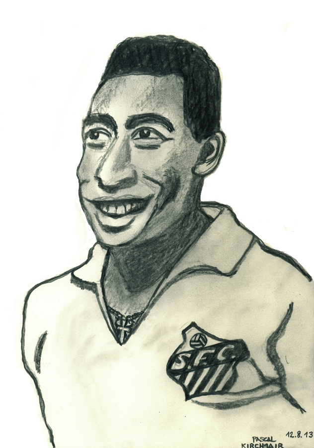 632x900 Fileo Rei - Pele Sketch