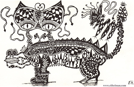 450x293 Detailed Pen Amp Ink Drawings By Eli Helman A Gallery Of Intricate - Pen And Ink Sketches