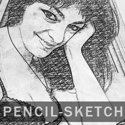 250x250 Create A Pencil Photo Sketch In Photoshop - Pen Sketch Photoshop Action