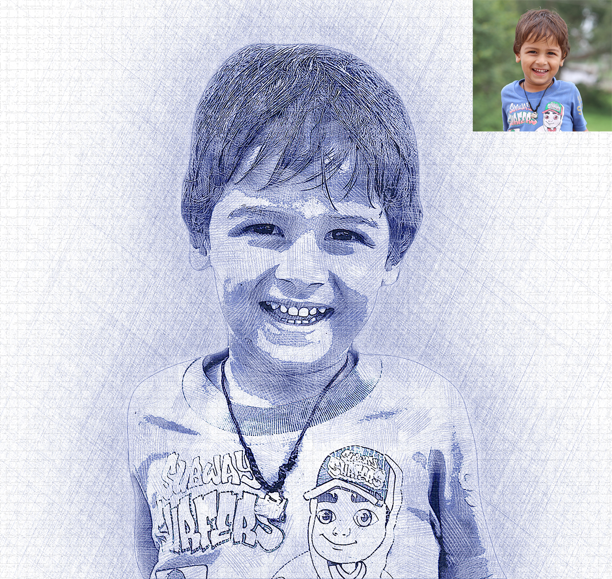 1200x1136 Pen Sketch Photoshop Action By Denis154 Graphicriver - Pen Sketch Photoshop Action