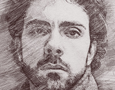 404x316 Pencil Sketch Photoshop Action On Behance - Pen Sketch Photoshop Action