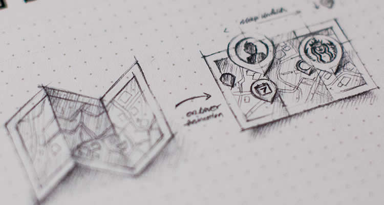 750x400 Inspirational Examples Of Icon Sketching - Pencil Design Sketch