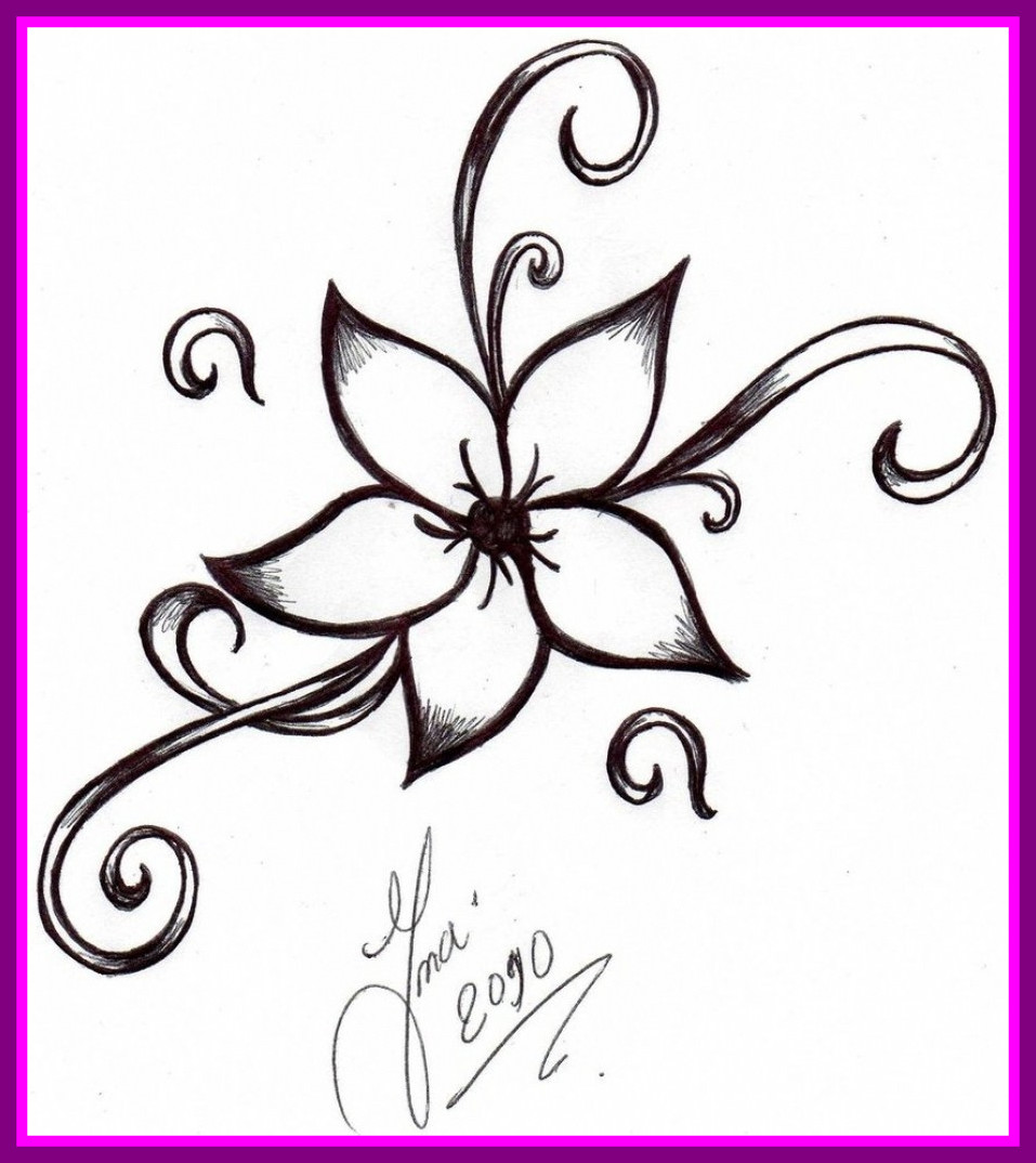 957x1074 Stunning Design Drawing Pencil Sketch Flower Pics For In Concept - Pencil Design Sketch