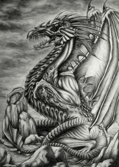 Pencil Dragon Sketch