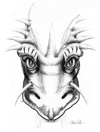 350x461 Pencil Dragon Drawing Saxton Studio Blog - Pencil Dragon Sketch