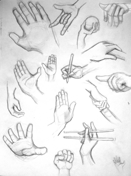 425x573 Pencil Sketches Sammy Yuen Interaction Art And Design - Pencil Hand Sketch