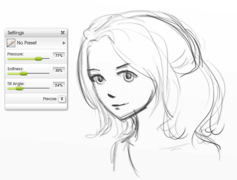 797x607 Drawing Manga In Artrage Sketching And Inking - Pencil Line Sketch