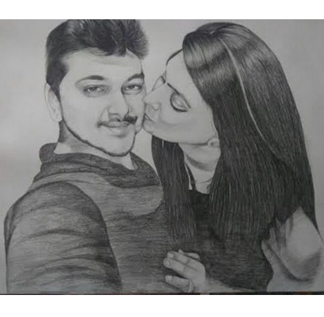 471x461 Pencil Sketch Portrait Work - Pencil Sketch