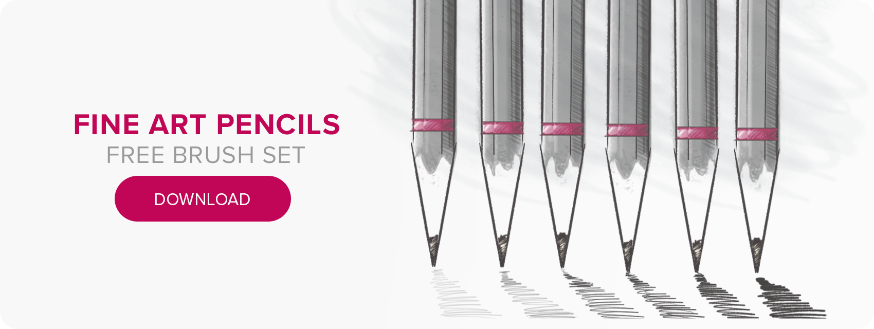 1700x640 Free Brush Set Fine Art Pencils - Pencil Sketch Book