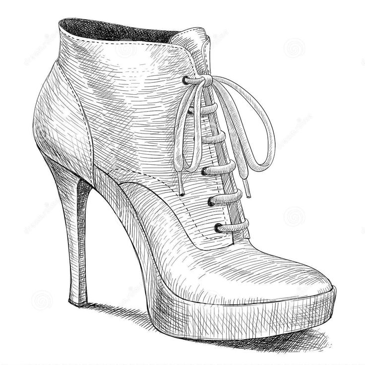 736x736 Heels Clipart Pencil Sketch ~ Frames ~ Illustrations ~ Hd Images - Pencil Sketch Clipart