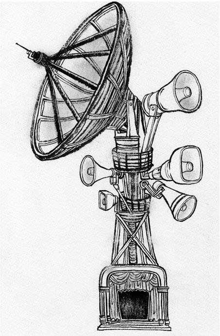 453x691 Satellite Clipart Pencil Sketch - Pencil Sketch Clipart