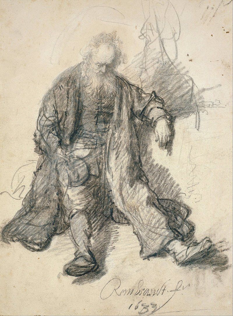 800x1085 Rembrandt - Pencil Sketch Collage