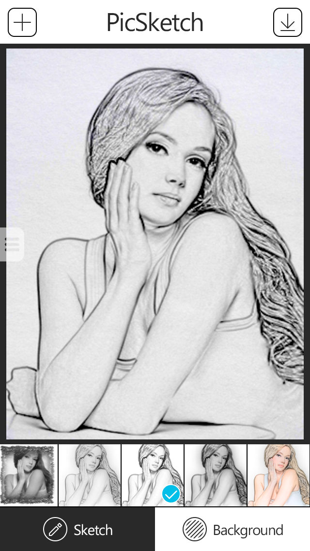 640x1136 Picsketch - Pencil Sketch Effects