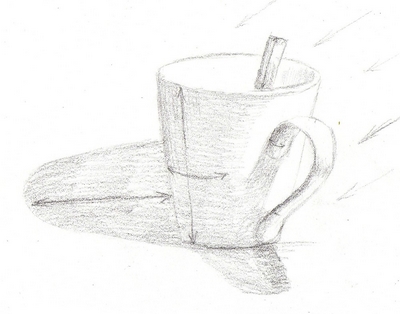 400x314 Drawing Lesson For Beginner Artists Shadow And Light In Black - Pencil Sketch Lessons