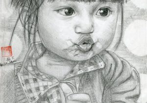 Pencil Sketch Of A Baby At Paintingvalley Com Explore Collection Of