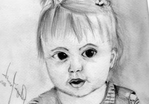 300x210 Pencil Sketch Of Baby Baby Pencil Drawing At Getdrawings Free - Pencil Sketch Of A Baby