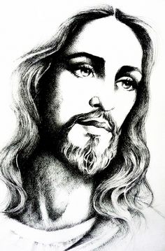 236x359 Collection Of Jesus Christ Drawing In Pencil Easy High - Pencil Sketch Of Jesus Face