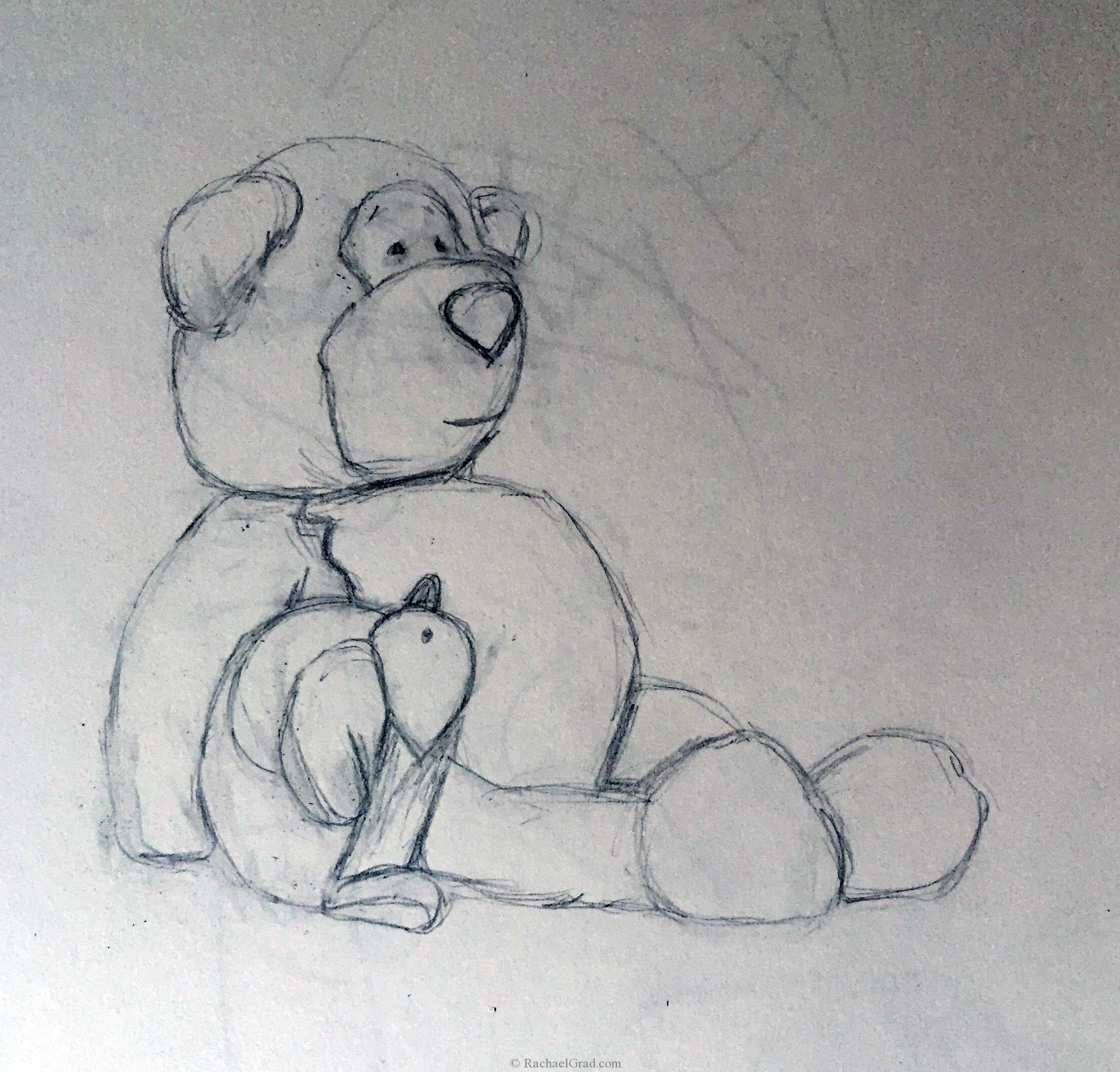 2230x2135 Pencil Sketch Of Teddy Bear Teddy Bear Pencil Sketch Painting - Pencil Sketch Of Teddy Bear