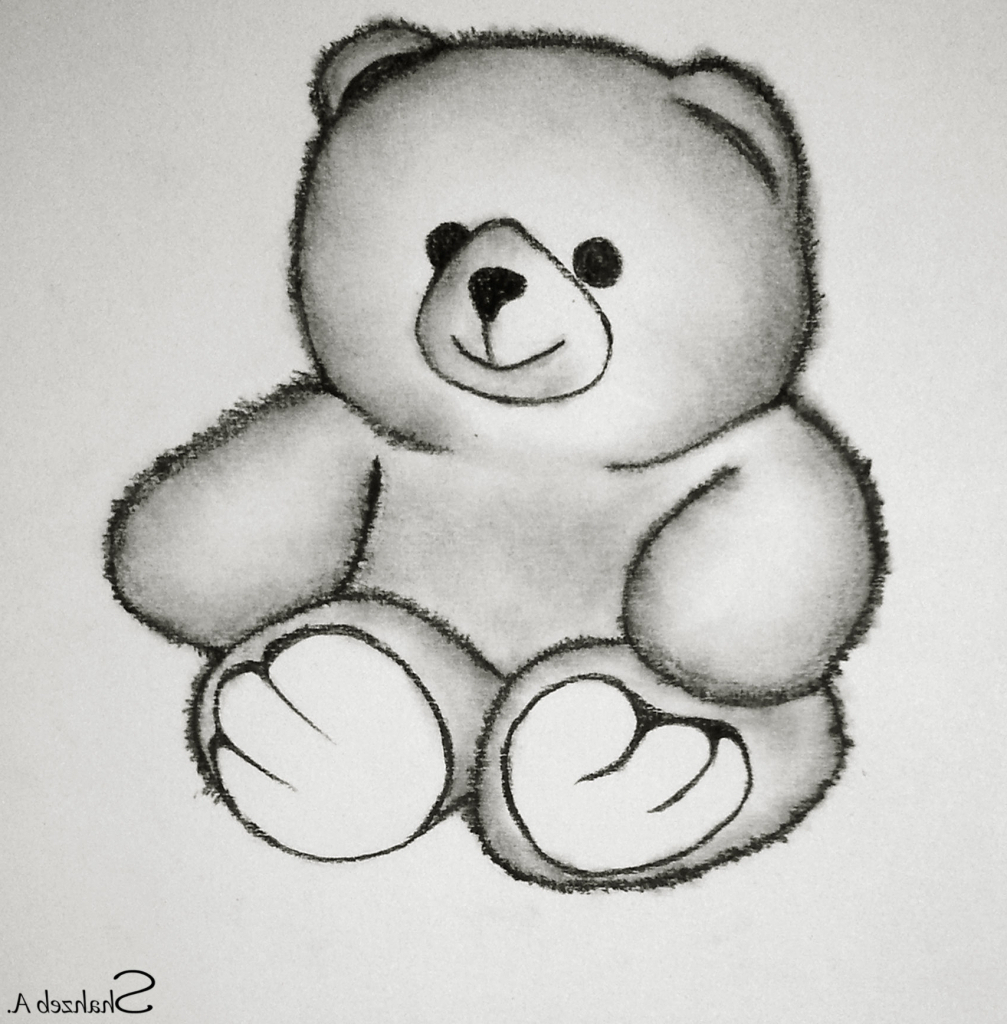 Pencil Sketch Of Teddy Bear at Explore collection