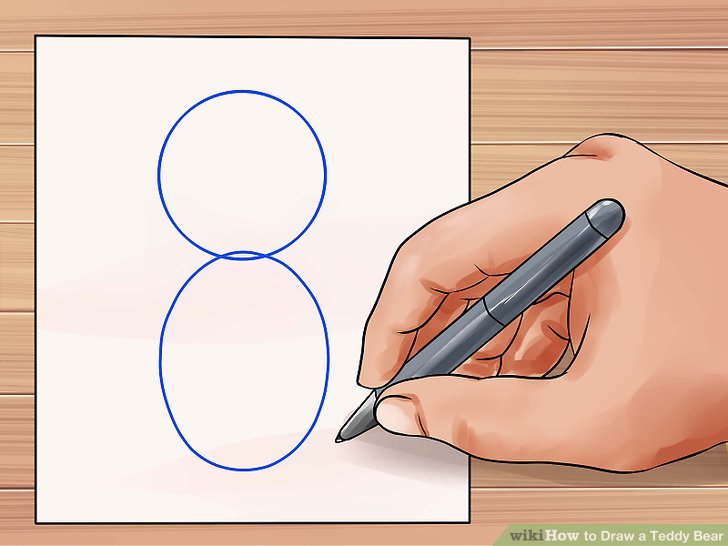 728x546 4 Easy Ways To Draw A Teddy Bear (With Pictures) - Pencil Sketch Of Teddy Bear