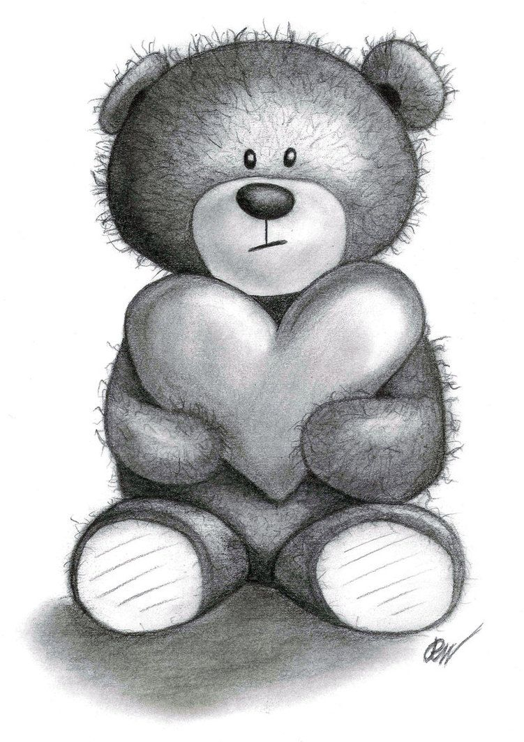 Pencil Sketch Of Teddy Bear at PaintingValley.com | Explore collection