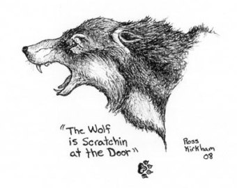 340x270 Wolf Pencil Drawing Etsy - Pencil Sketch Of Wolf