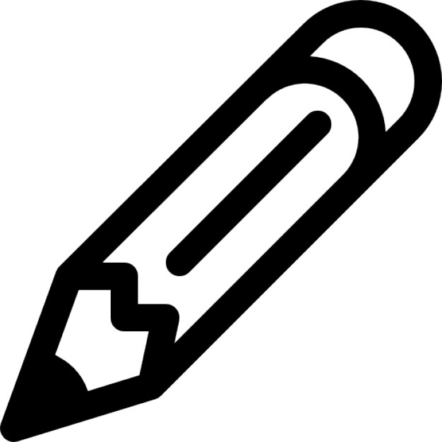 626x626 Drawing Pencil Outline Icons Free Download - Pencil Sketch Outline