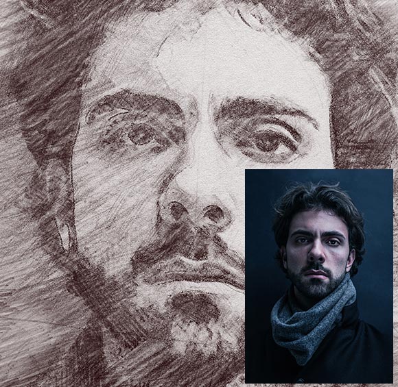 Pencil Sketch Photoshop Action