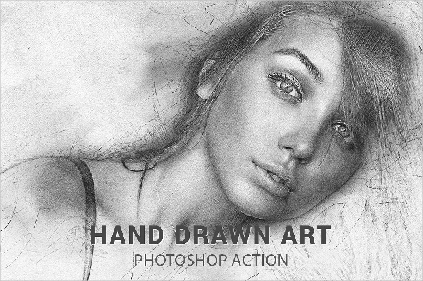 600x399 Pencil Drawing Photoshop Actions - Pencil Sketch Photoshop Action