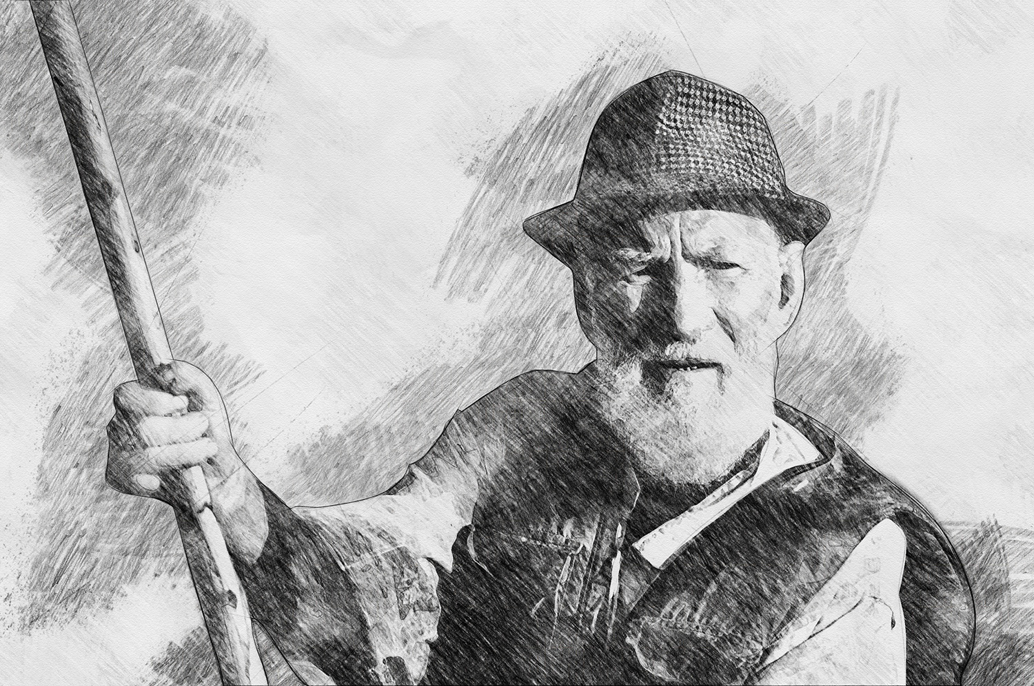 1500x996 Pencil Sketch Photoshop Action By Indworks Graphicriver - Pencil Sketch Photoshop Action