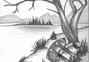 Pencil Sketch Scenery At Paintingvalley Com Explore Collection Of