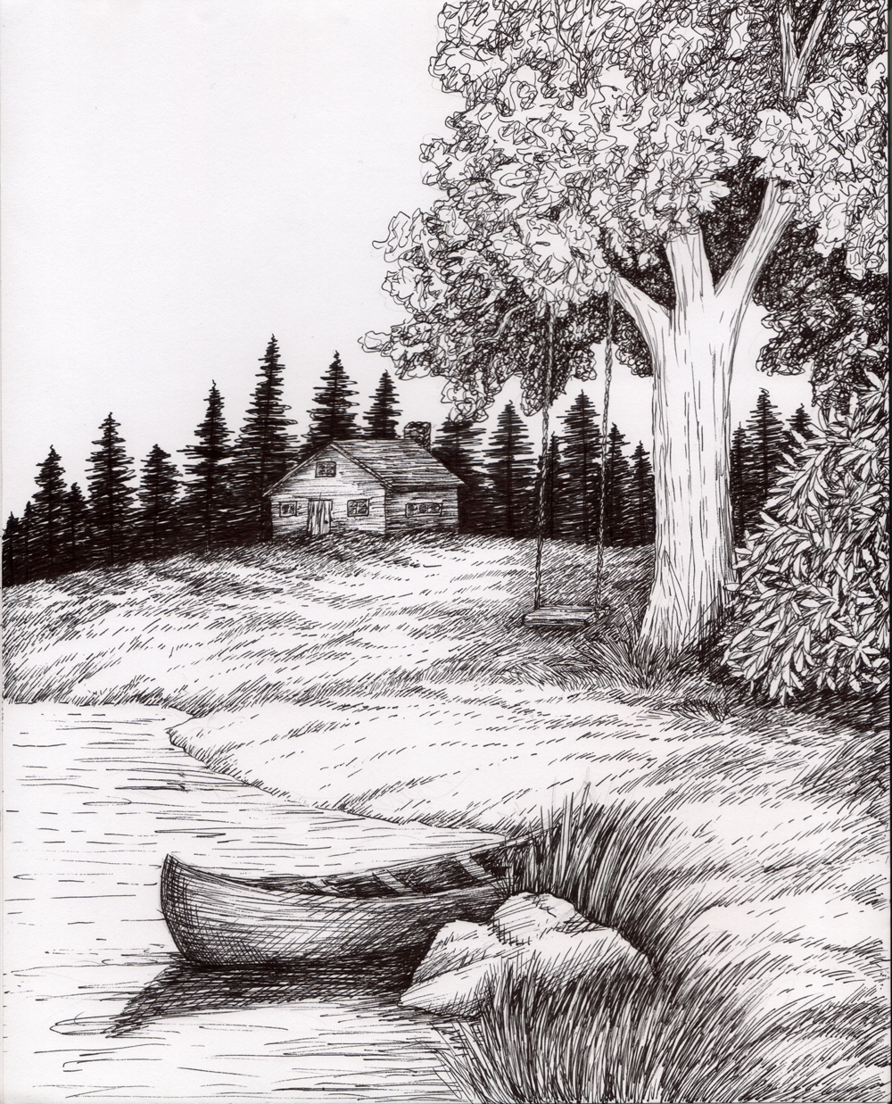 Pencil Sketch Scenery at Explore collection of