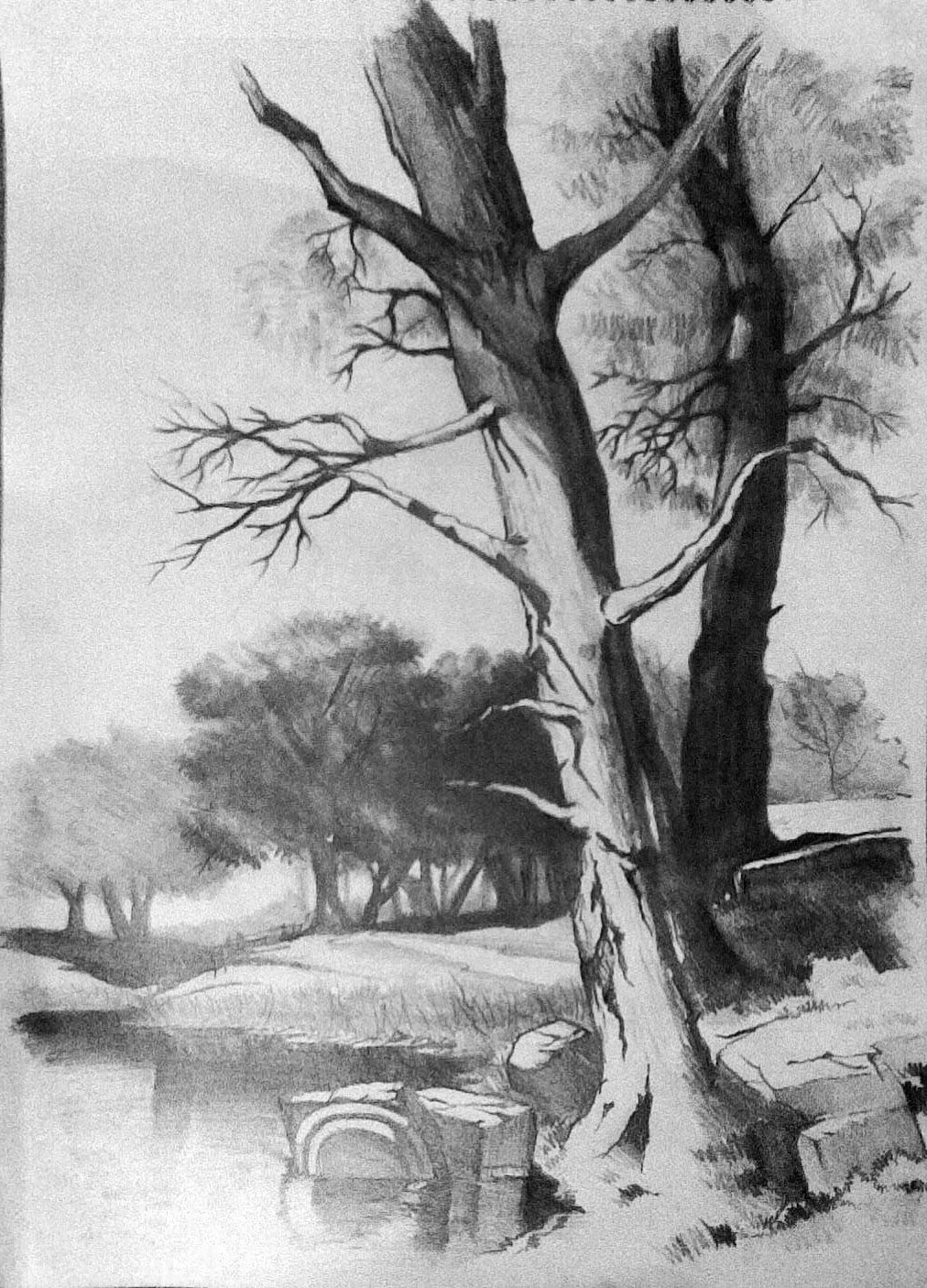 Featured image of post Beautiful Scenery Drawing With Pencil / Subscribe to my channel to get more drawing videos.