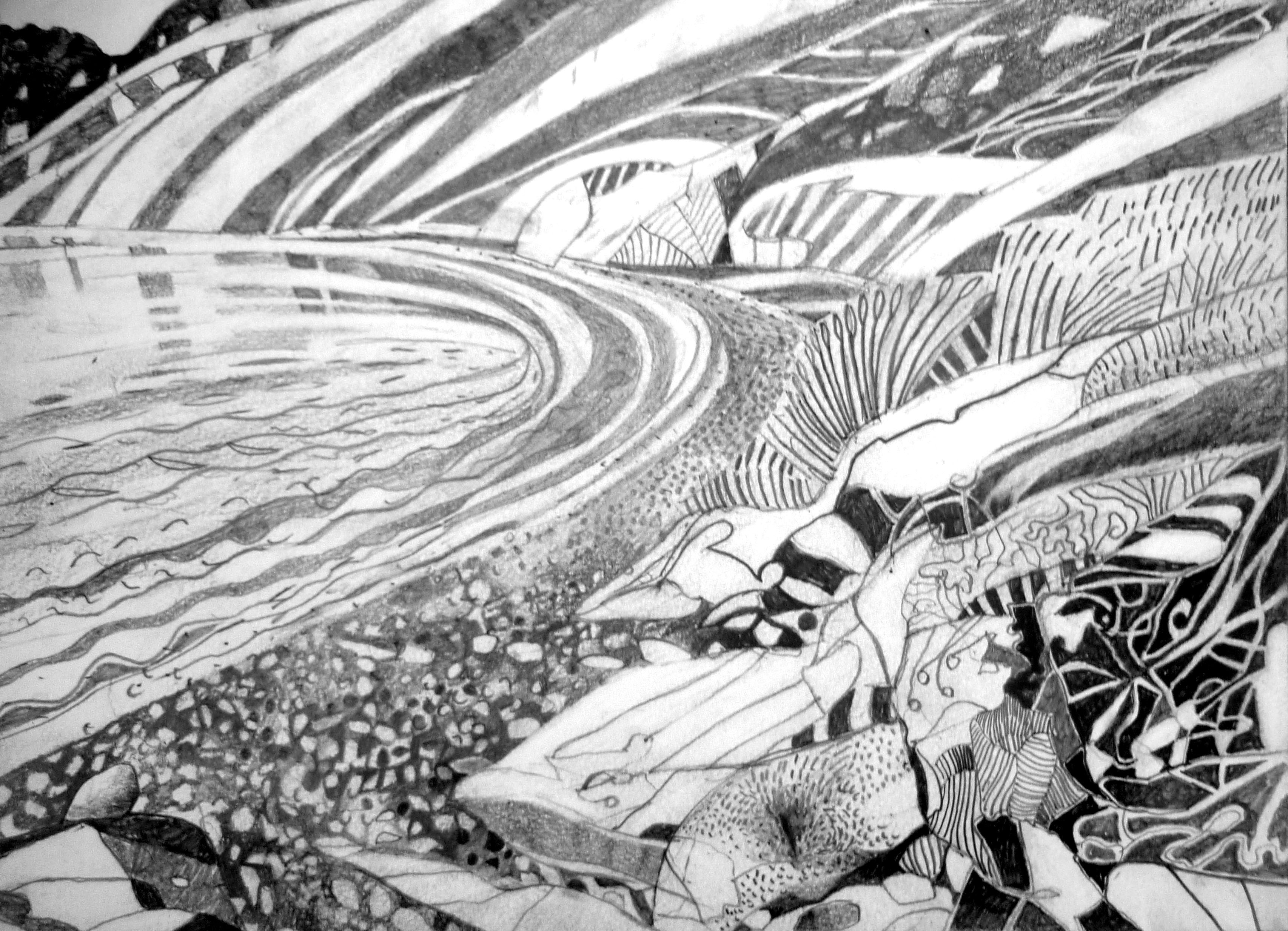 3412x2468 Pencil Drawing Frames Of Reference - Pencil Sketch Texture