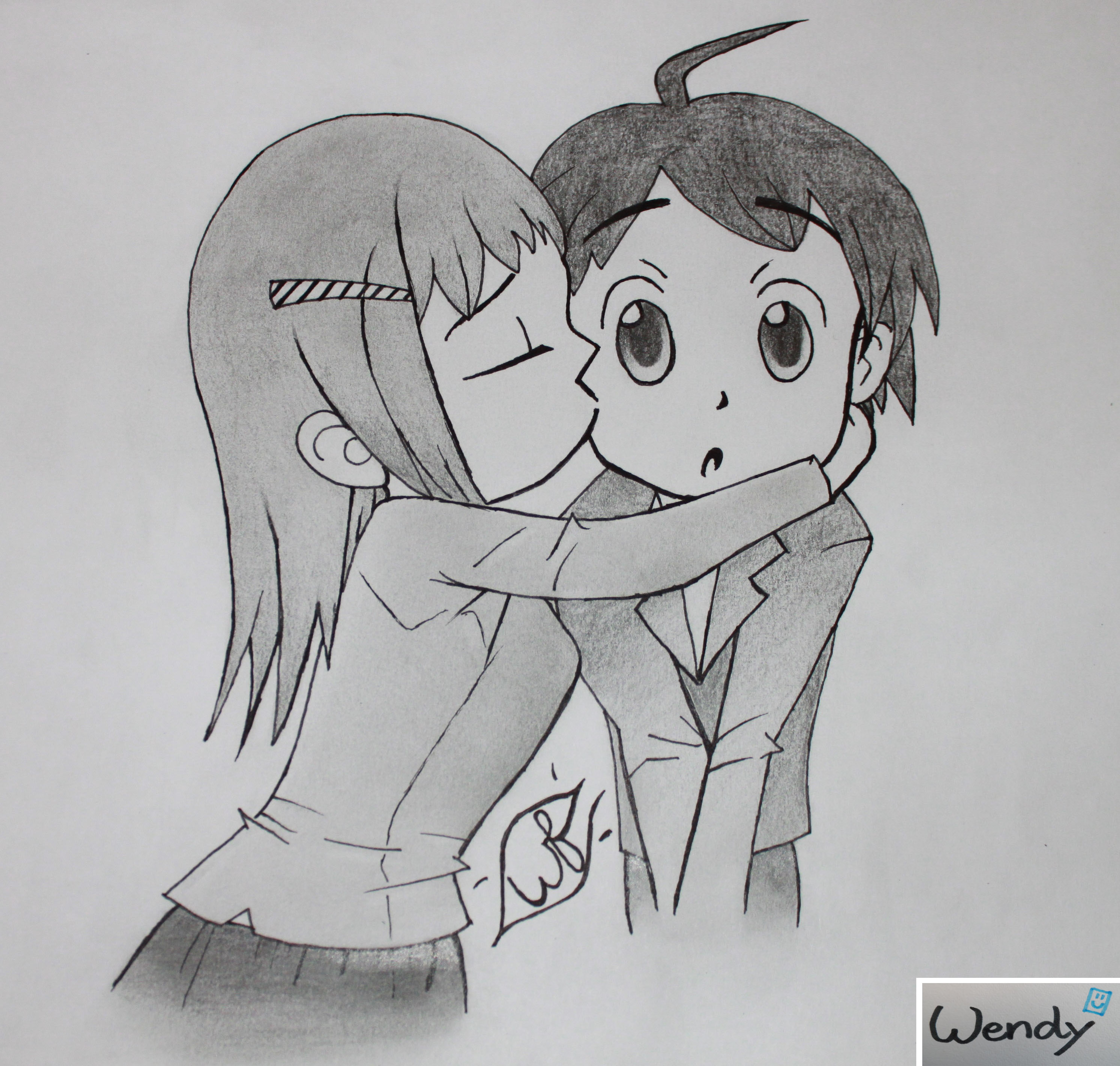 cute easy love pencil sketch drawing pictures