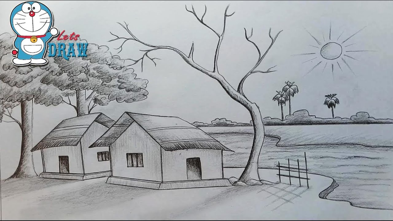 Pencil Sketches Of Nature At Paintingvalley Com Explore Collection