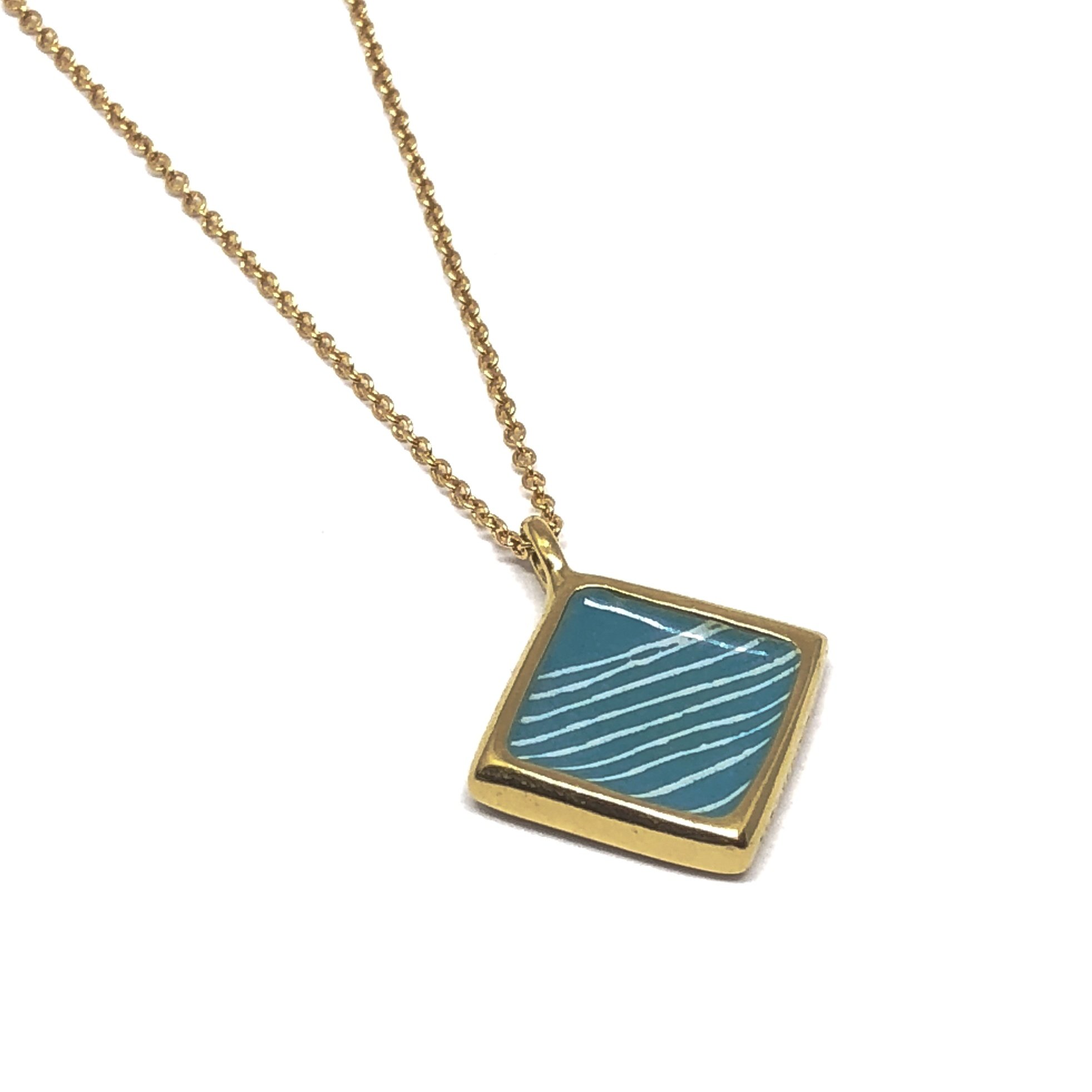 1963x1963 Blue Horizon Sketch Necklace - Pendant Sketch