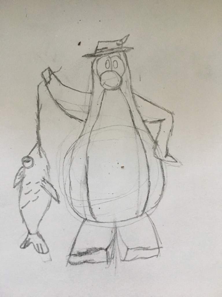 768x1024 Ice Fishing Penguin Sketch Art Amino - Penguin Sketch