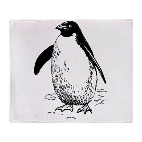 460x460 Penguin Drawing Blankets - Penguin Sketch