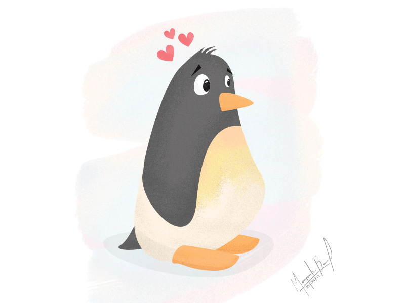 800x600 Penguin Sketch By Mayank Bansal - Penguin Sketch