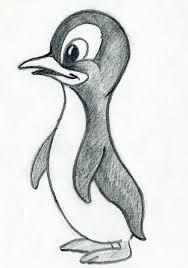 188x268 Penguin Drawing Easy - Penguin Sketch